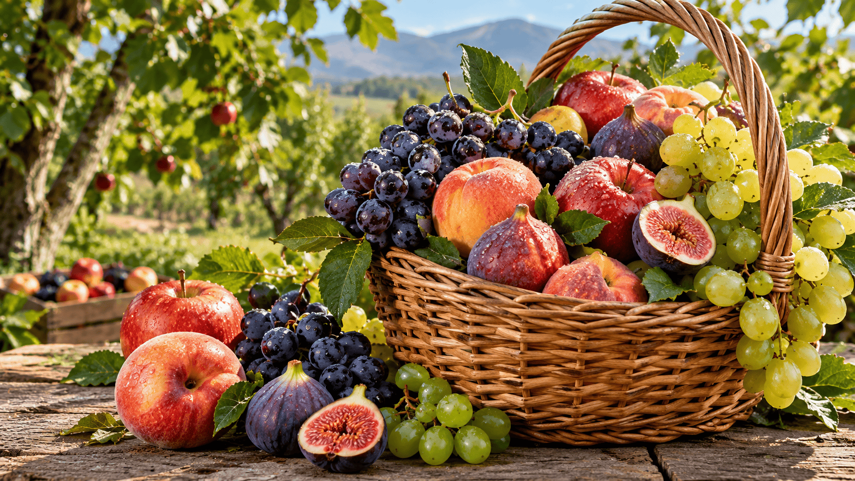 Սեզոնային Մրգերի զամբյուղ